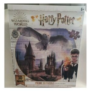 NEW Harry Potter Prime 3D Image Puzzle Hogwarts Castle/Hedwig‎ Flying 500 Pieces